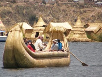 Lake Titicaca reed boat