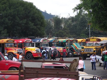 Chicken bus station