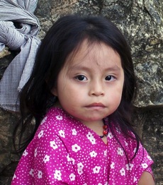 Young mayan girl