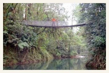 costa rica river walkway