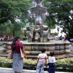 Antigua fountain & family_WM